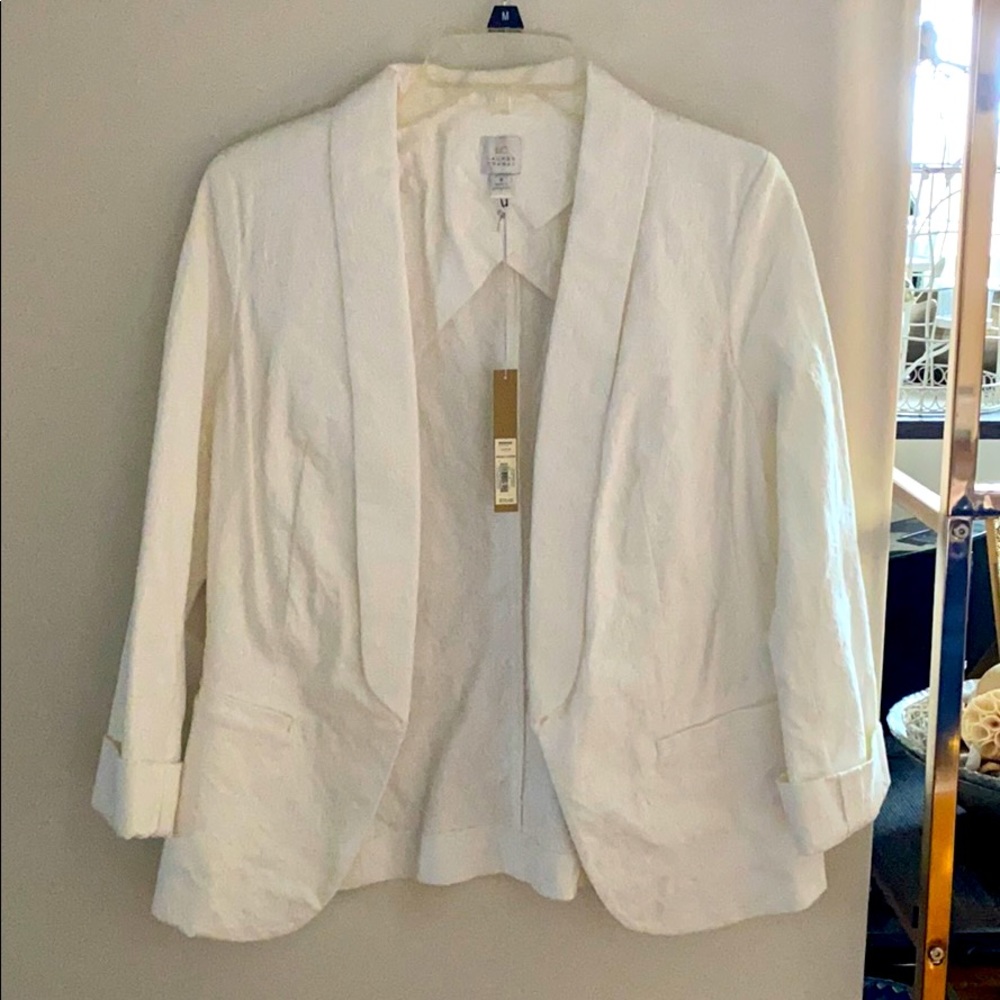 White blazer. Never worn